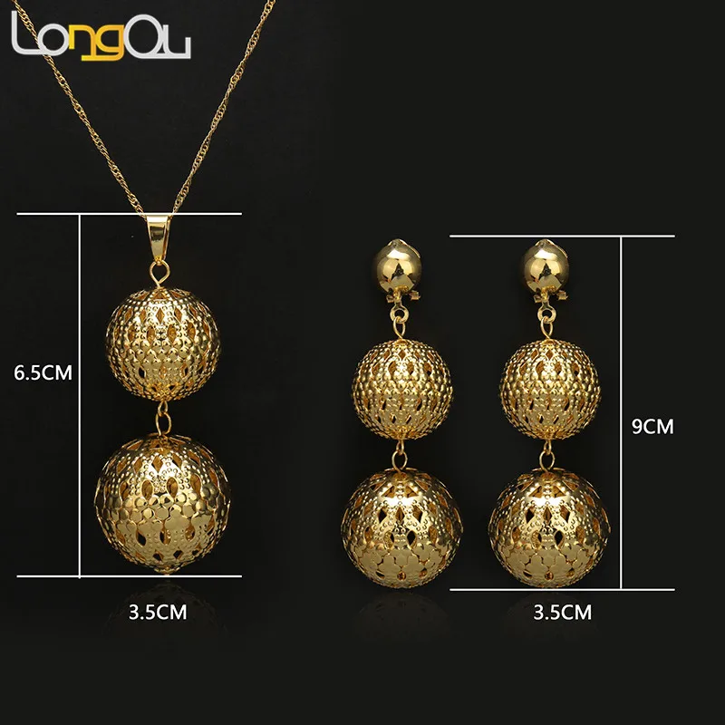 Комплект ювелирных изделий Мода в форме сердца полый фонарь шпилька повесить вниз серьги кулон для женщин подарок на день Святого Валентина