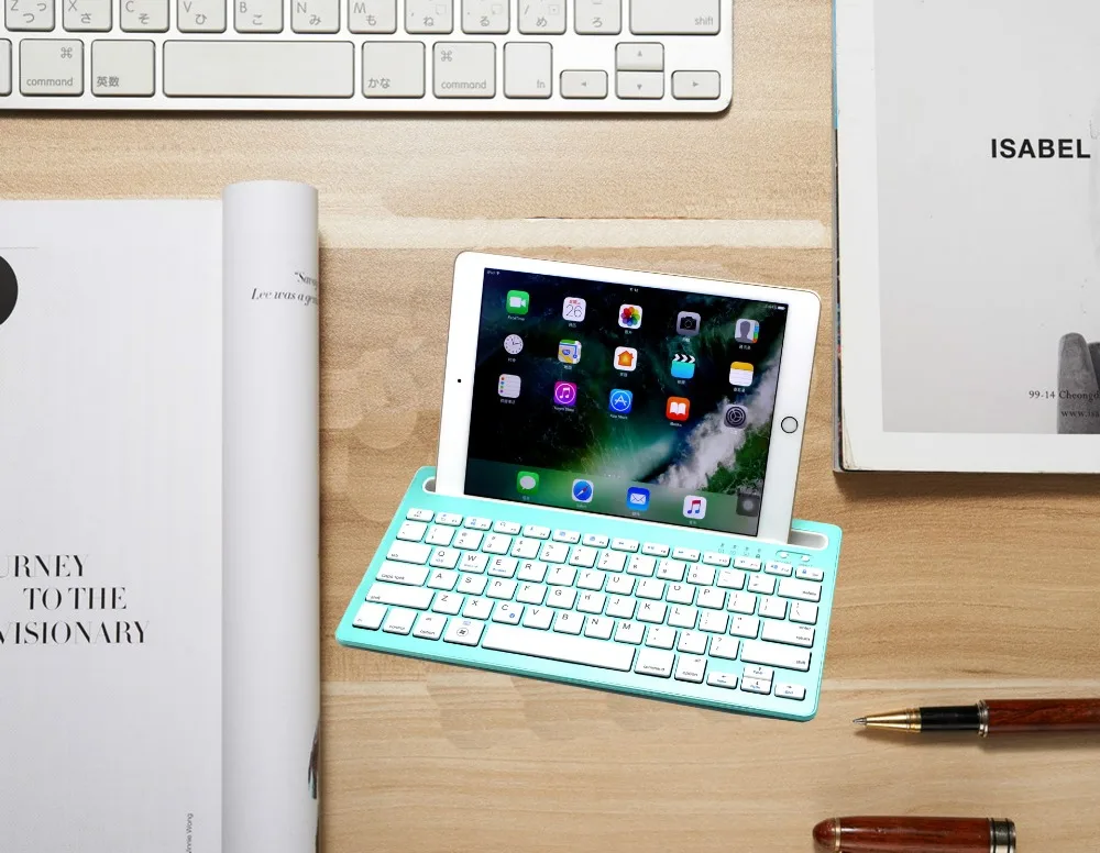 Модная Bluetooth клавиатура для планшета Samsung Galaxy Tab S2 9 7 дюйма T810 T813 T815 T819 | Компьютеры