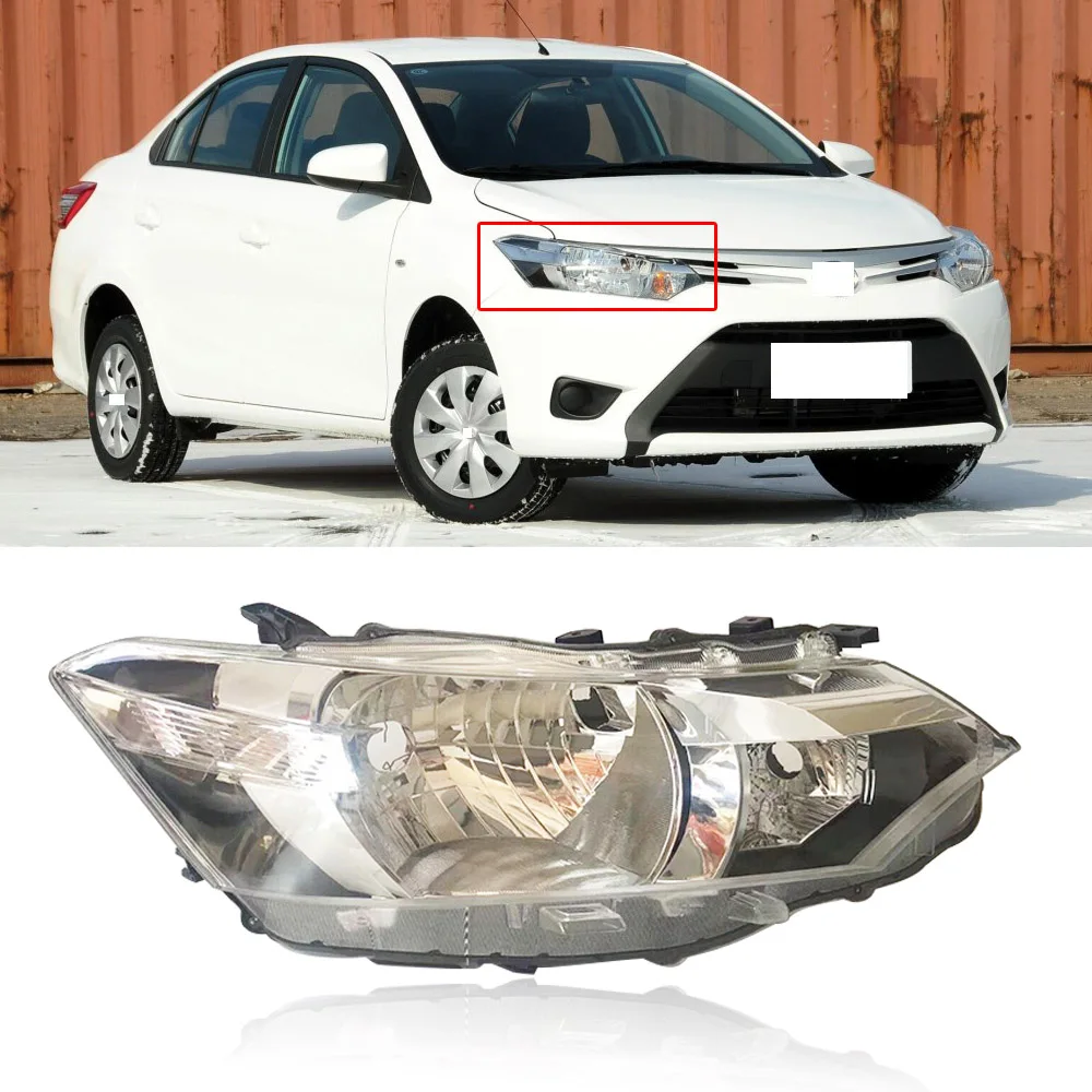Capqx для Toyota Vios спереди бамперная фара головного света дальнего день лампы Wateproof фар сборки