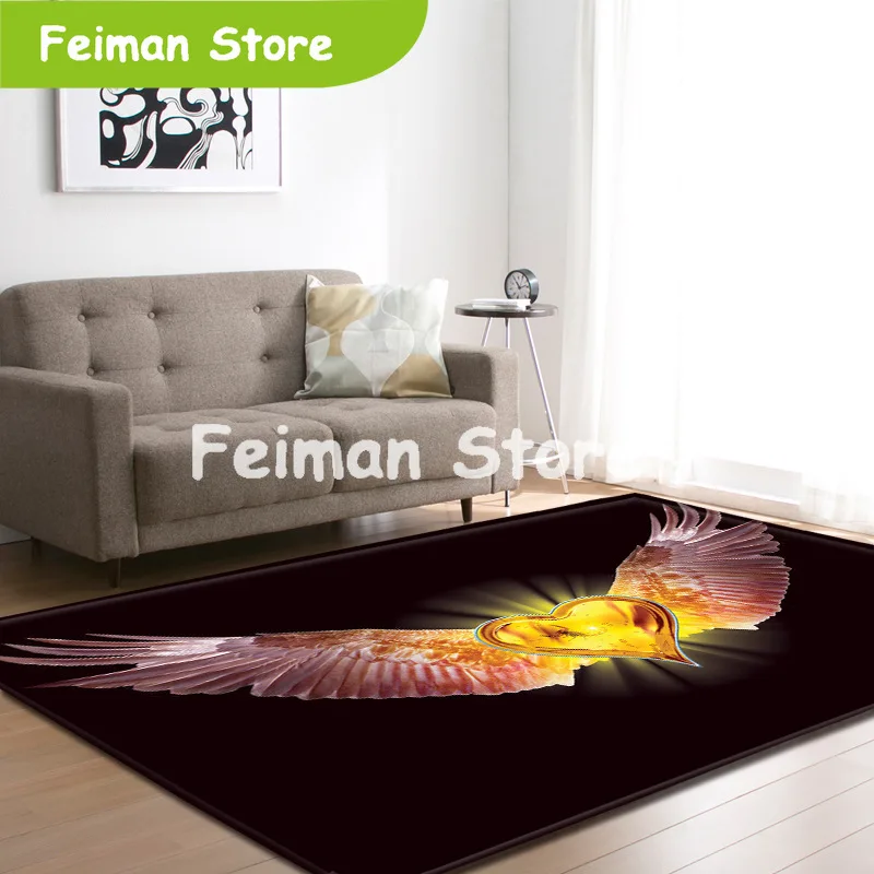 Ковры с крыльями ангела в скандинавском стиле мягкие фланелевые коврики для