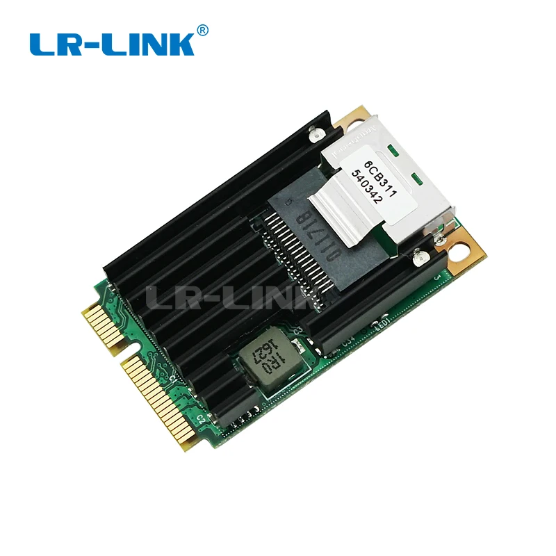 LR-LINK 2203PF-2SFP двухпортовый мини PCI-express Gigabit Ethernet волоконно-оптическая lan сетевая карта сетевой адаптер Intel I350 Nic