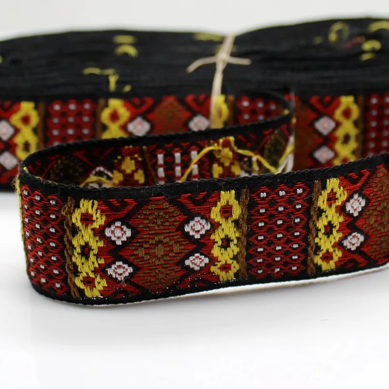 Плетеный этнический жаккардовый тканый кружевной пояс с вышивкой 2 8 см. | Дом и