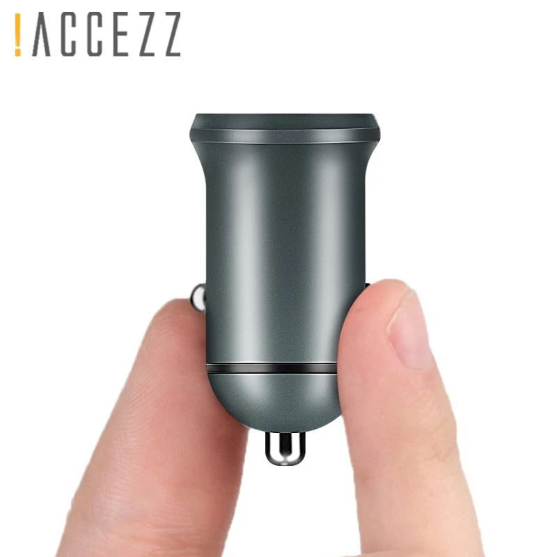 ! ACCEZZ двойное автомобильное зарядное устройство USB для быстрой зарядки 4.5A Huawei 4A OPPO