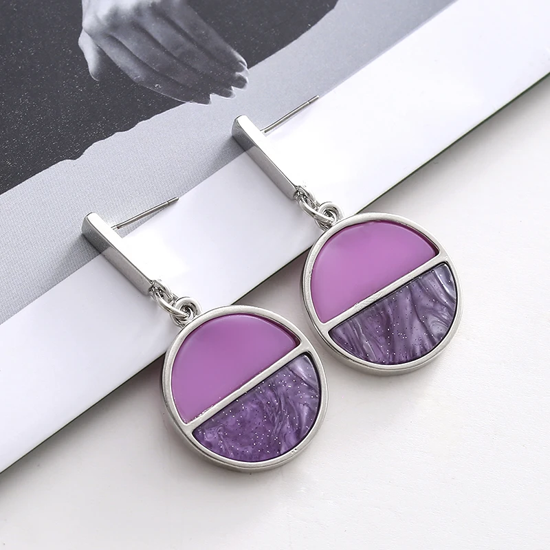 Массивные серьги акриловые ювелирные изделия для женщин Ares Pendientes Aros Mujer Oreja Moda Boucle