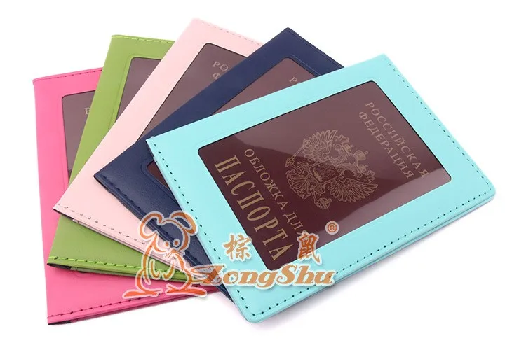 Модная прозрачная Обложка для российского паспорта женские модели Прозрачная