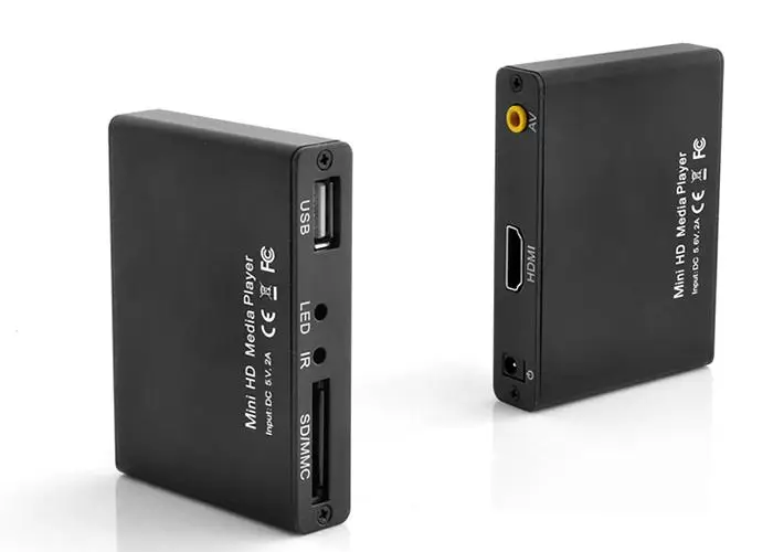 Медиаплеер EastVita Full HD 1080P Мультимедийный медиаплеер с HDMI VGA AV USB SD/MMC mkv H.264 HDDK7