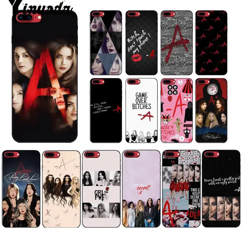 Yinuoda надписью Pretty Little Liars и PLL для телефона с ТВ шоу аксессуары чехол Apple iPhone 8 7 6 6S Plus