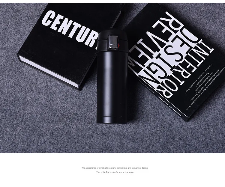 Модный отскок крышка термос чашка из нержавеющей стали Термочашка Изолированная