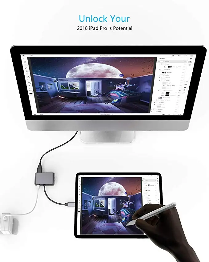 4 в 1 type-c к hdmi USB3.0 PD USB c концентратор адаптер питания USB для Macbook Air Pro xiaomi huawei ноутбук