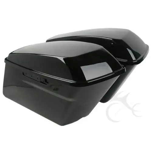 Глянцевая Жесткая Сумка для седла сумки Harley Davidson Touring моделей 2014-2018 Road King Street Glide