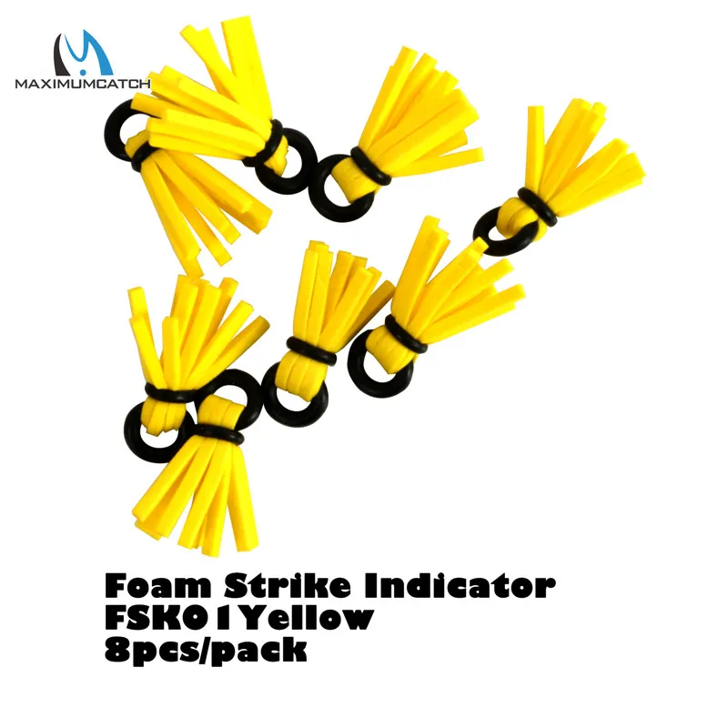 FSK01 Yellow Maximumcatch самоклеющиеся рыболовные поплавок/Пластиковая Палочка Вкл/слеза/поплавок/трубка индикатор удара аксессуары для рыбалки нахлыстом - Цвет: FSK01 Yellow