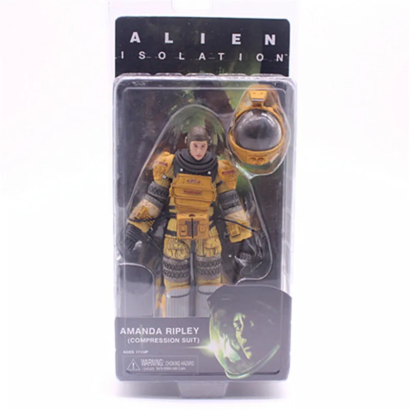 7inch 18CMMovie Alien Series 6 Amanda Ripley (Jumpsuit)/(Torrens Spacesuit) Isolation Xenomorph PVC Action Figure Toys with box | Игрушки и