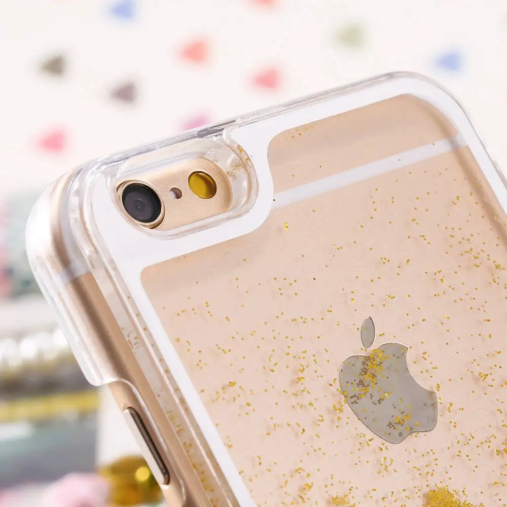 Роскошный блестящий чехол с зыбучим песком для iphone 6s 6 7 8 plus 5se 5 5S, жидкий плавающий Блестящий жесткий пластиковый чехол для iphone xr