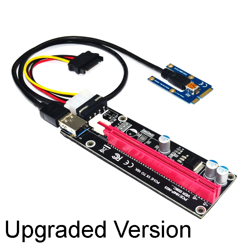 Мини PCIe для PCI express 16X Riser для ноутбука внешняя видеокарта EXP GDC BTC Antminer Miner mPCIe для PCI-e слот для майнинга карты
