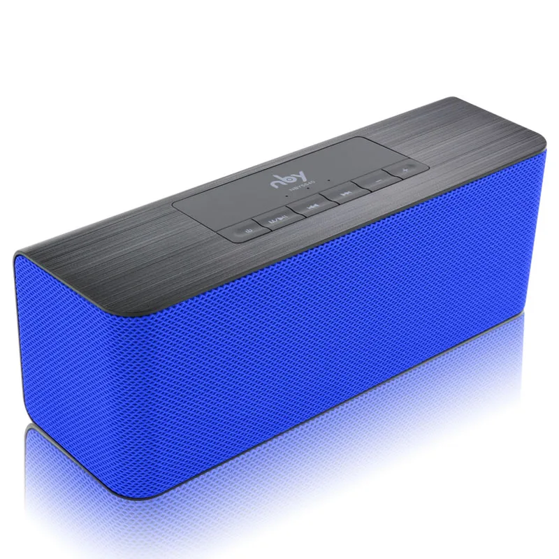 Blue NBY 5540 Bluetooth динамик портативный беспроводной динамик высокой четкости двойной динамик s с микрофоном TF карта громкий динамик s MP3 плеер - Цвет: Blue