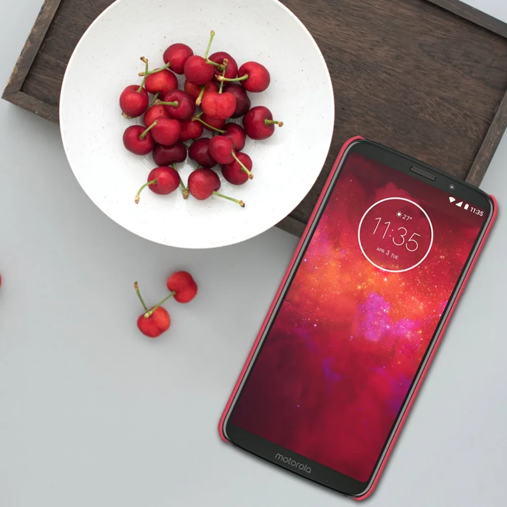10 шт./лот Nillkin Super Frosted Shield чехол для moto Рола moto z3 играть ПК жесткий задняя крышка для moto z3 случае