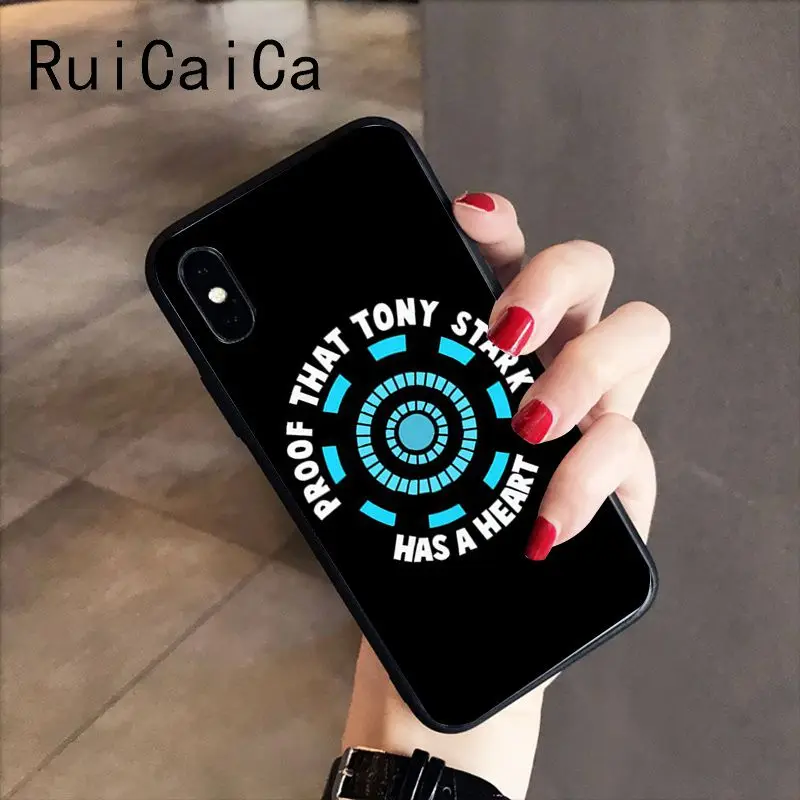 RuiCaiCa Железный человек I love you 3000 Мягкий Силиконовый ТПУ чехол для телефона iPhone 5 5Sx 6