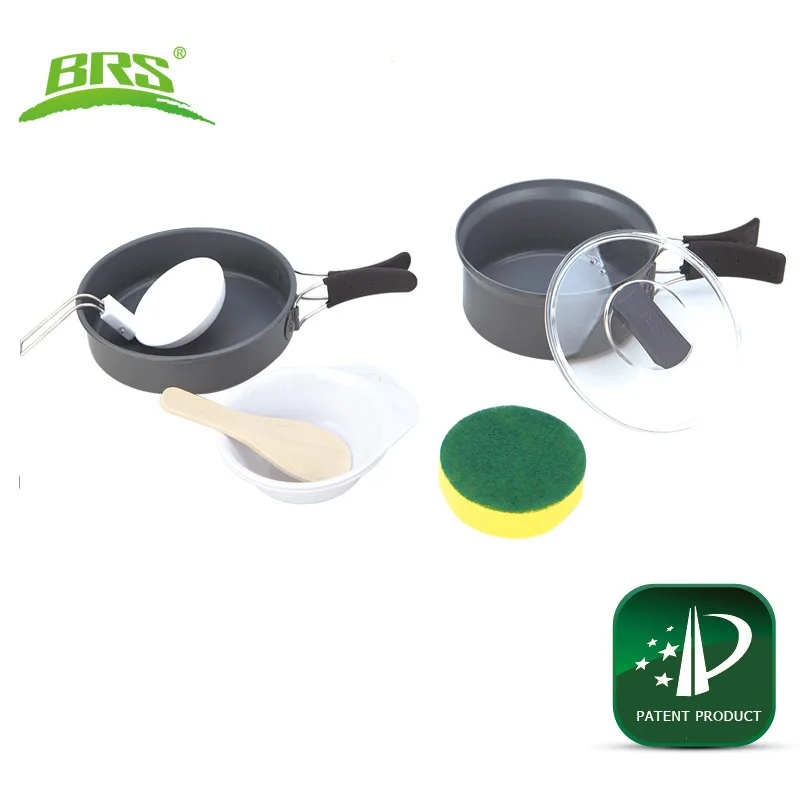 Набор посуды для кемпинга из алюминиевого сплава Многофункциональные Наборы 2