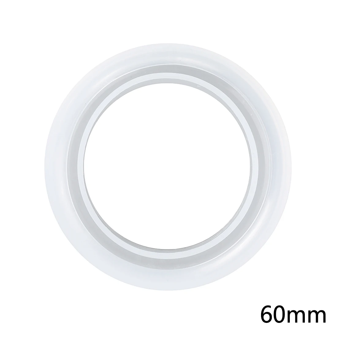 60mm Горячее предложение 1 шт. мягкая Diy широкая силиконовая Ювелирная Форма браслет из эпоксидной смолы Форма для браслета ручная Смола Ремесленная форма для изготовления ювелирных изделий - Цвет: 60mm