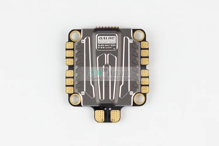 50A 4in1 DALRC 40A 45A 50A 4в1 ESC 3-6S Blheli_32 LIHV DSHOT1200 готов 4 в 1 бесщеточный ESC CNC для Rc Multirotor FPV гоночный Дрон - Цвет: 50A 4in1