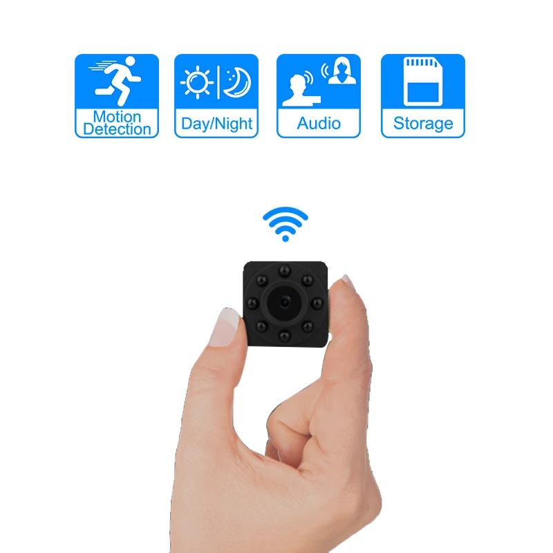 IP Wi Fi мини камера 720P с ночным видением для дома беспроводная видеонаблюдения