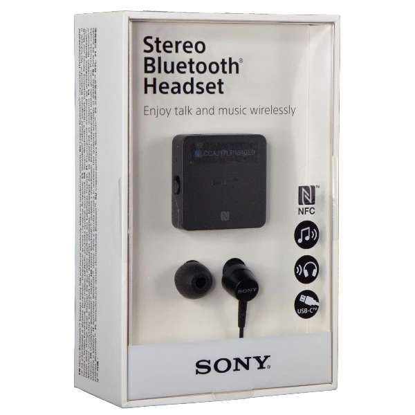 SONY SBH24 стерео Bluetooth наушники беспроводной воротник клип гарнитура NFC