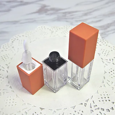 colour 1 10 Вт, 30 Вт, 50 шт. квадратный тюбик для блеска для губ трубка Портативный Мини бутылки для многоразового использования губы бальзам в бутылке щетка Контейнер губная трубка косметика парфюмерия диспенсер 5 мл - Цвет: colour 1