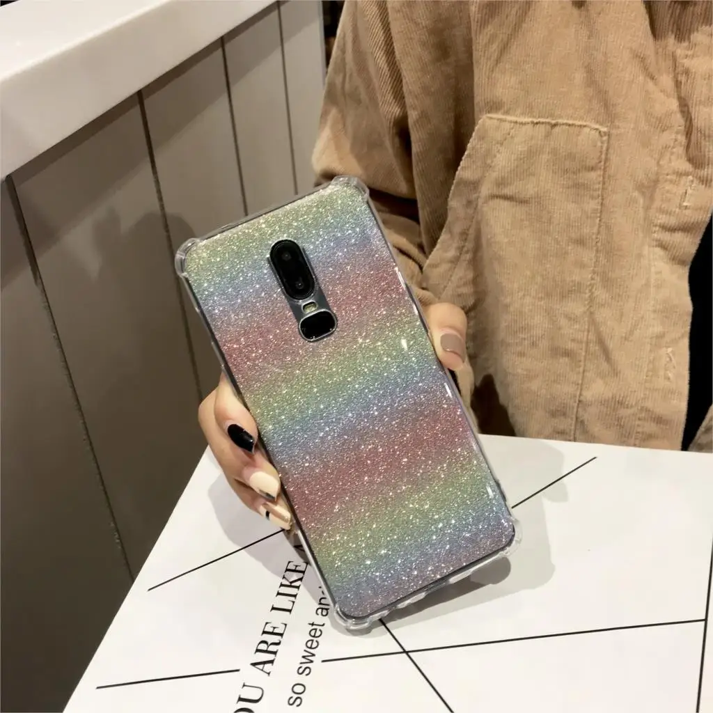 Rainbow Anti-Shock Case For OnePlus 6 6T 5T 5 LG G6 G7 Q6 V10 V20 V30 TPU Sony Xperia XA XA2 Ultra Meizu M3 M5 Note M5S M5C M6T |