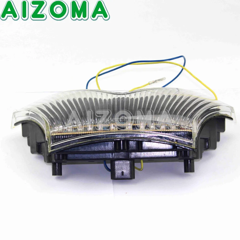 Светодиодная интегрированная задняя фара для мотоциклов сигналы поворота стоп