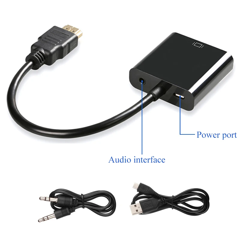 Вери мужчин и женщин 1 4 Версия HDMI конвертер VGA HD кабель-адаптер для портативных ПК