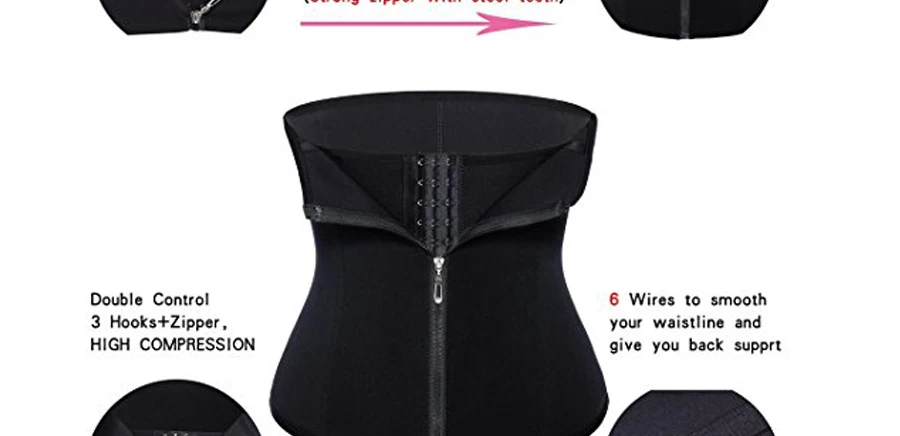 HEXIN двойной Управление талии тренер корсет Body Shaper Живот сжигания жира для песочных часов Пот Сауна талии тренер пояс для похудения