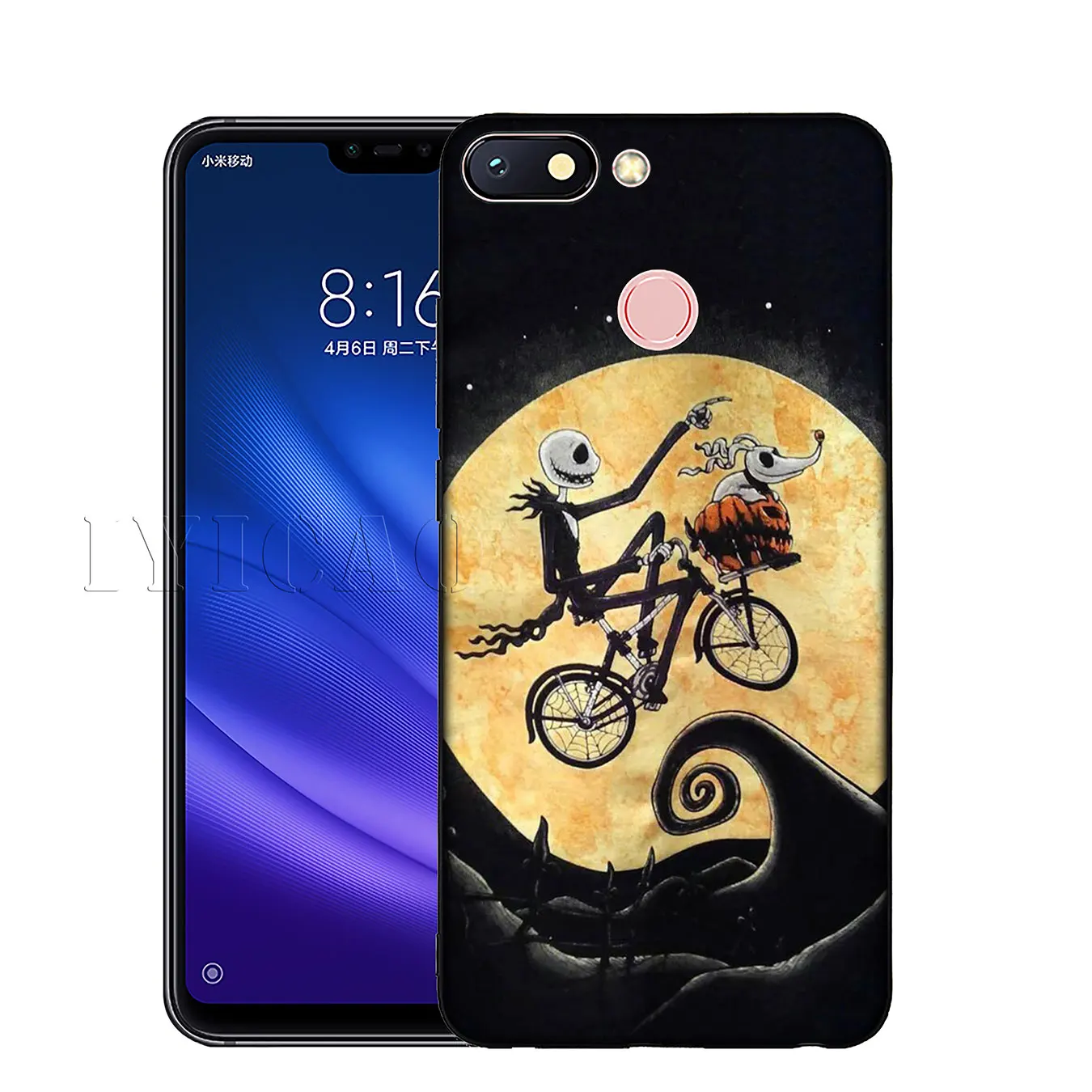 IYICAO кошмар Тим Бертон Хэллоуин Джек мягкий чехол для телефона Xiaomi Mi 10 9 9T CC9 CC9E 8 SE A3