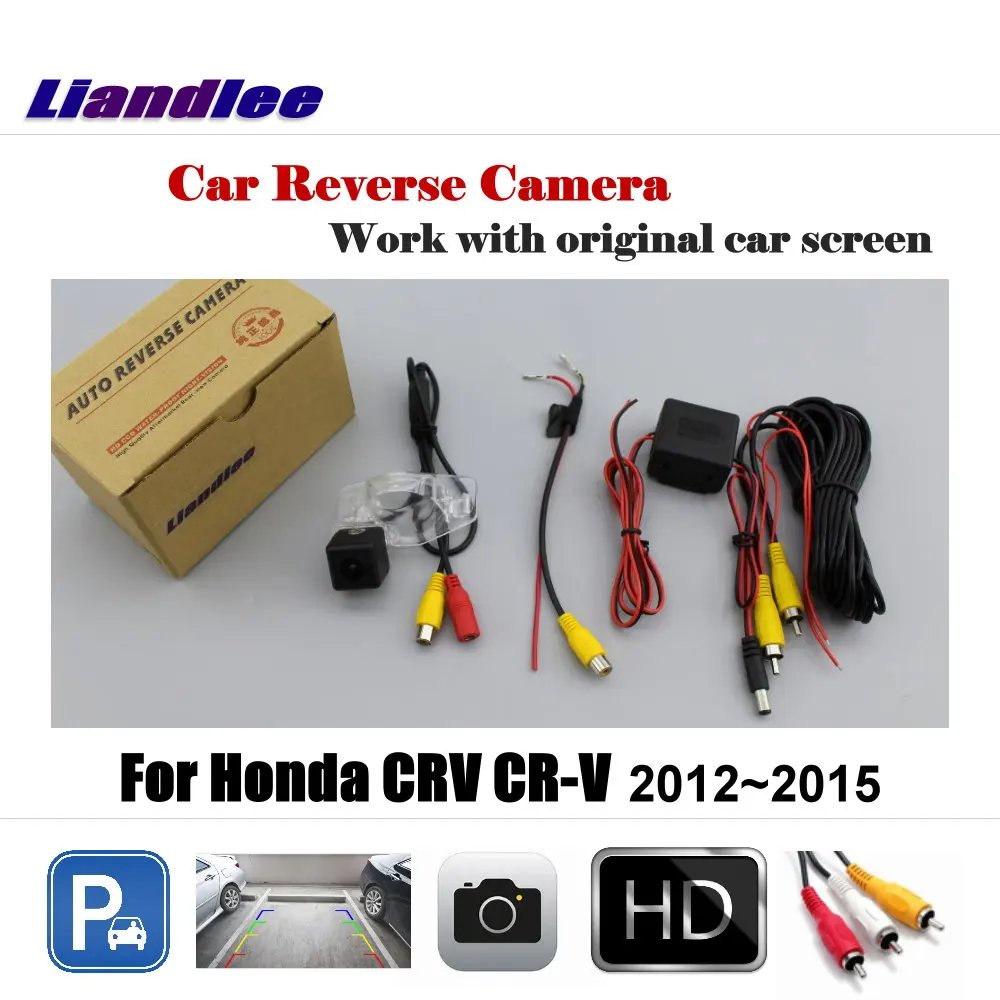 Liandlee Автомобильная камера заднего вида для Honda CRV CR V 2012 ~ 2015 оригинальный экран/HD CCD