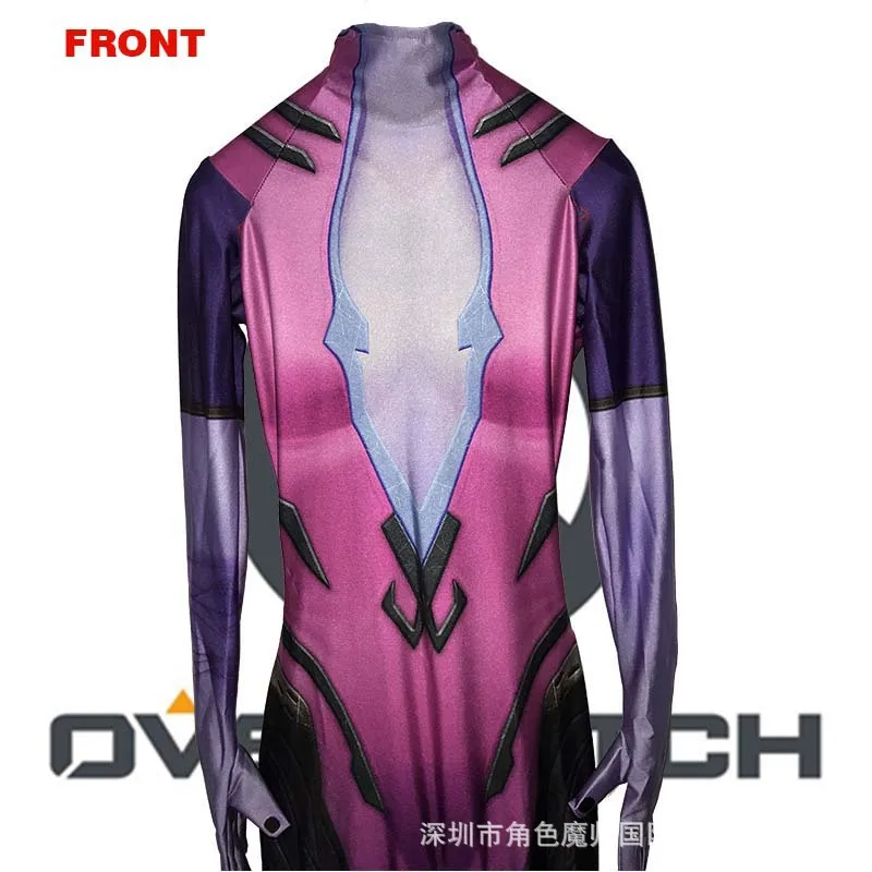 OW cosplay Amelie Lacroix widowmaker costume Halloween costumes for women Adult sexy jumpsuit custom made 3D |