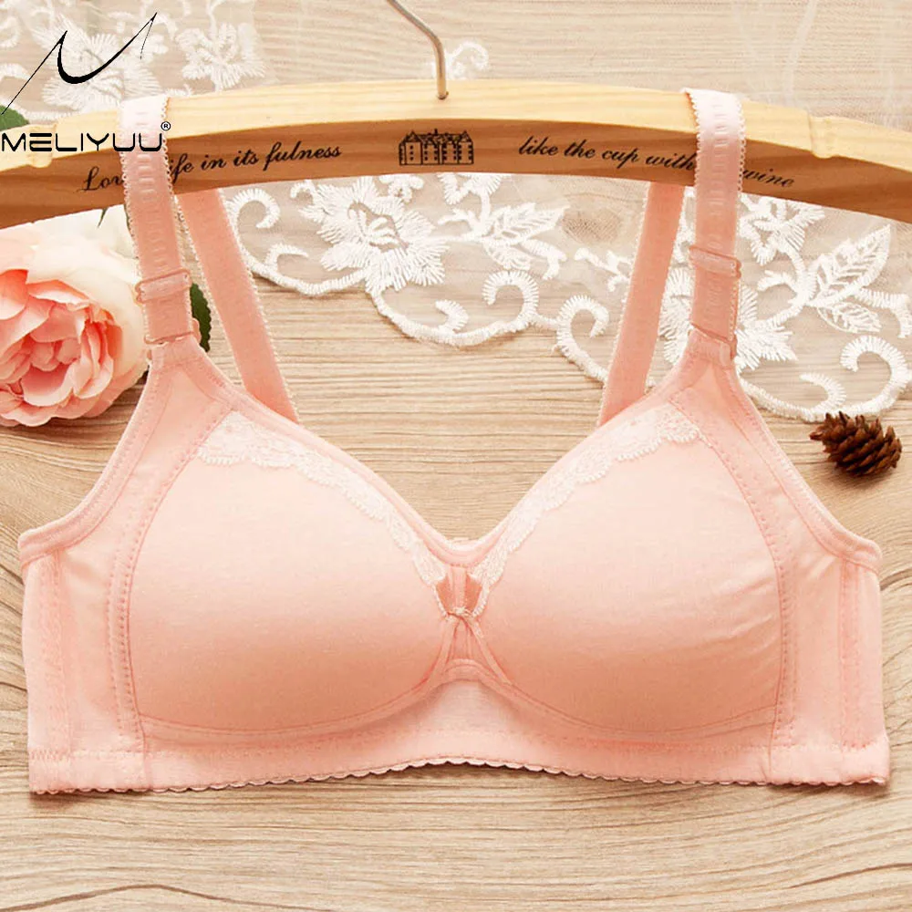 Бюстгальтер без косточек с регулируемыми бретелями однотонный|underwear bra|girls underwear