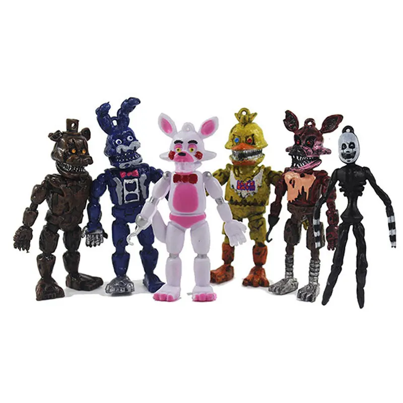 Five Nights At Freddys Figma набор модель 8 см ПВХ FNAF медведь Фредди Аниме Фигурки игрушки Nendoroid