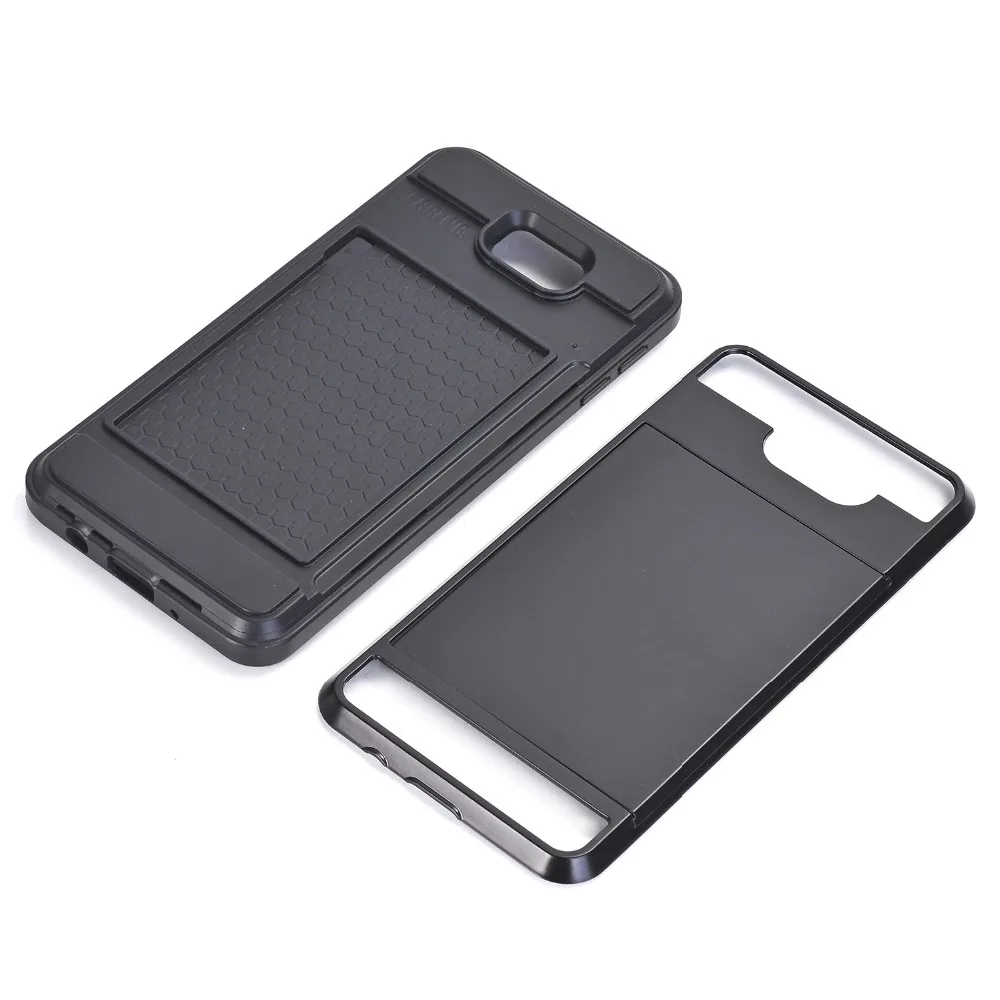 Case For Samsung Galaxy A3 A5 A7 A8 2015 2016 2017 TPU Armor shockproof Soft Back Cover Card Slot Fundas Phone case coque capa | Мобильные