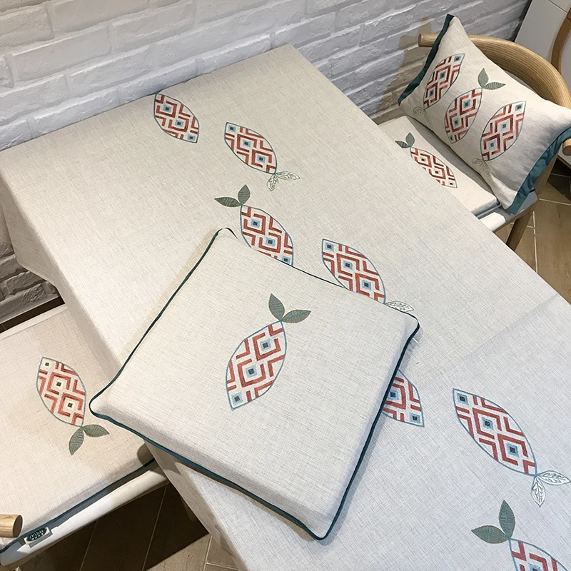 Embroidery Pillow Cover BOHO Cushion Simple Embroidered Boho Home Decor Custom Size&ampColor 45X45CM/40CMR | Дом и сад
