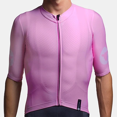 jersey Pink purple Велосипеды Джерси Летние Pro Team с коротким рукавом Велосипеды комплект fietskleding wielrennen зомер heren комплект Bretelle Ciclismo комбинезон - Цвет: jersey Pink purple