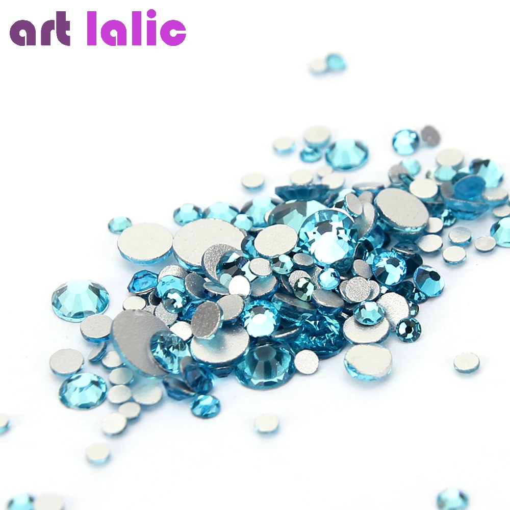 1440 шт./упак. хрустальные стразы наклейки для ногтевого дизайна основание из