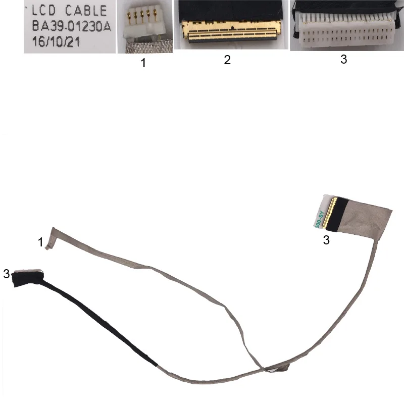 Новый ЖК светодиодный видеокабель для Samsung NP550P7C S02UK NP550 P/N BA39 01230A ремонт ноутбука LCD