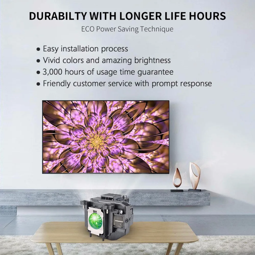 HAPPYBATE ELPLP67 заменяемая прожекторная лампа для HC710HD/Megaplex MG-50/MG-850HD EB-C250W EB-C15S EB-C05S/EB-W12/EB-C35X/C215S