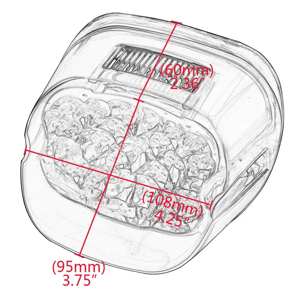 Дневной светодиодный задний фонарь указатель поворота подходящий для Harley Davidson