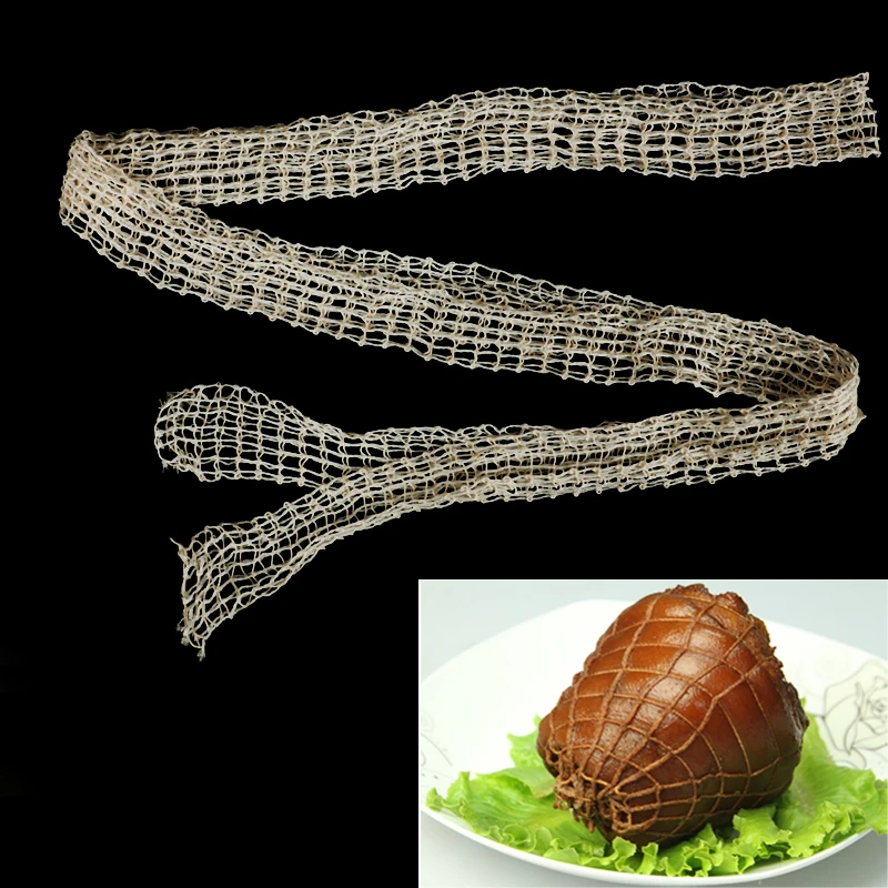 3 Meter Cotton Meat Net Ham Sausage Bag Hot Dog Cooking Net Pin Roll Sausage Dog Tool Meat Net Kitchen Cooking Tool
