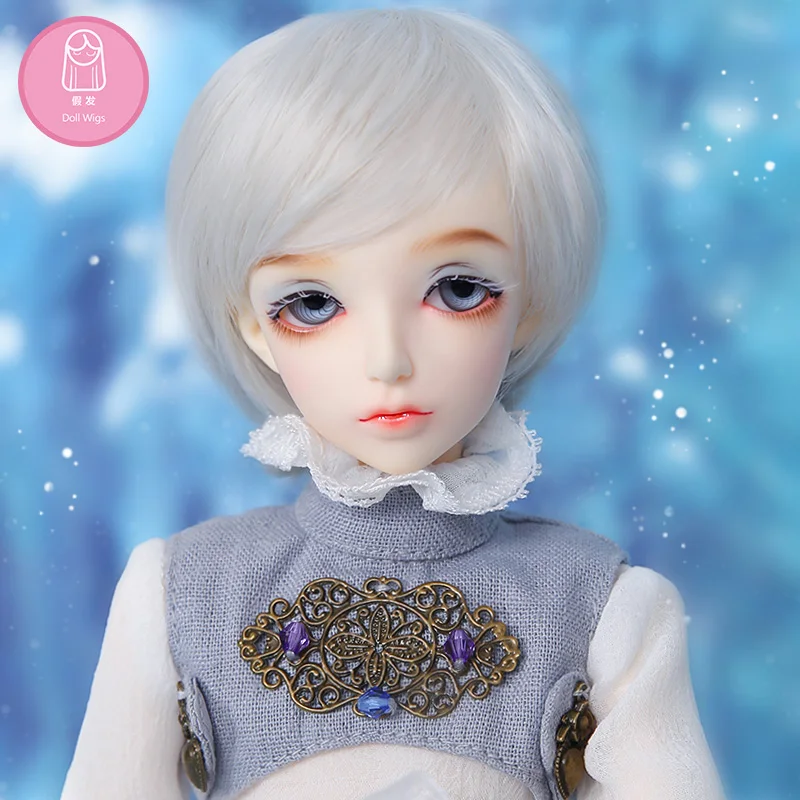 Парик для куклы BJD парик 7-8 дюймов 1/4 высокотемпературный парик для мальчика короткие волосы кукла с челкой модный тип стильные волосы