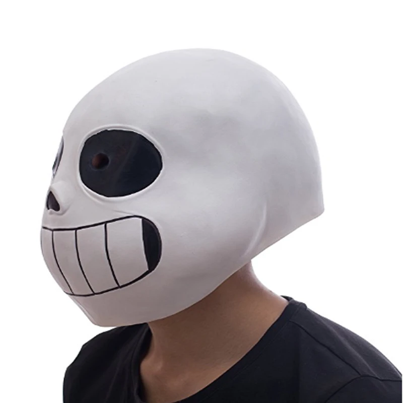 1:1 костюм для косплея на Хеллоуин фильм игра бутафорская маска Sans Undertale шлем
