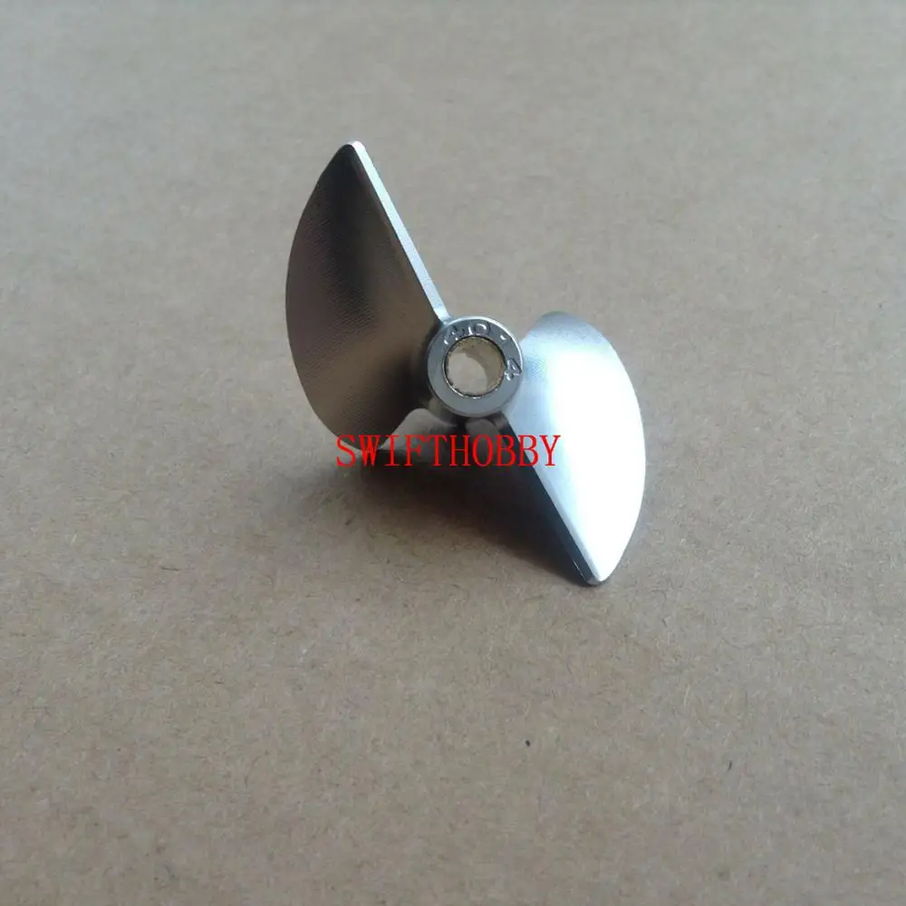 2 blade 440 CNC alu propeller dia 40mm pitch 1.4p for 4mm shaft rc boat | Игрушки и хобби