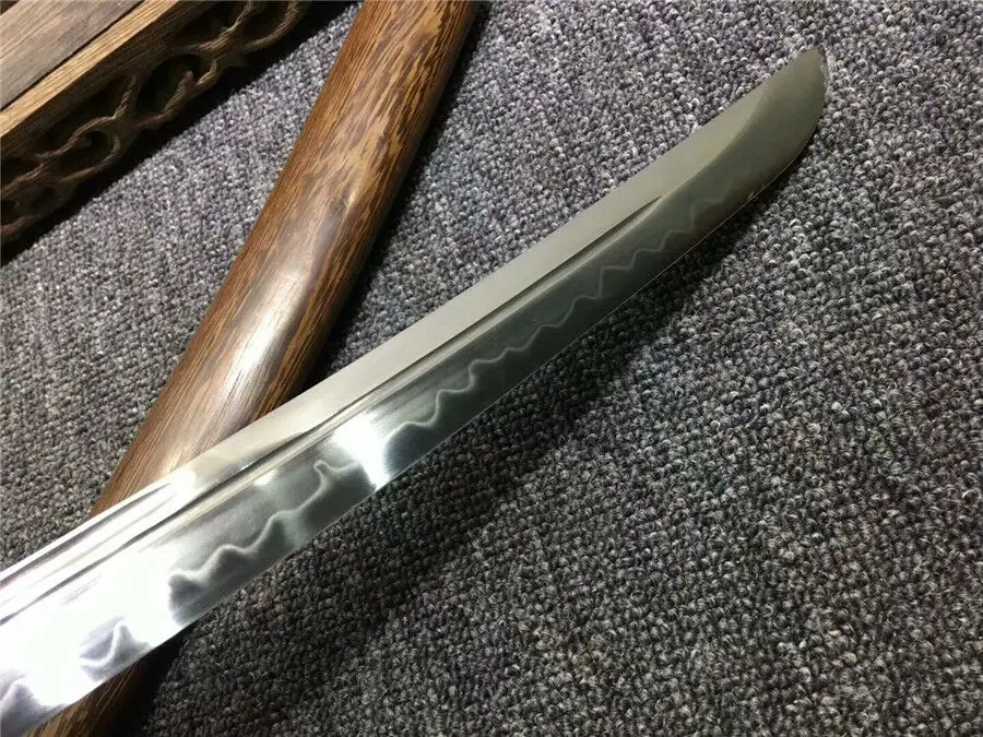 Уникальный японский короткий меч Wakizashi глина из закаленной стали T10|Мечи| |
