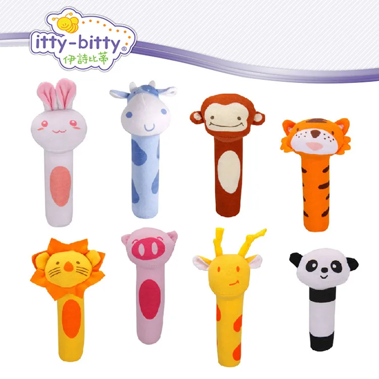 Лидер продаж! Детская плюшевая погремушка Itty Bitty 13 см| |
