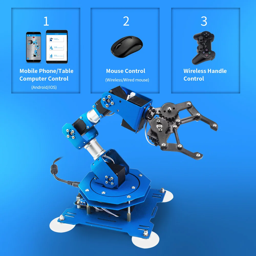 Промышленный 6 DOF робот Arduino Servo Arm XArm с параметром отзывы для дистанционного управления RC части робота